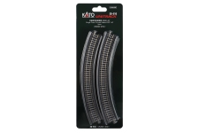 KATO-Lemke K20-510 - N - Viadukt, gebogen, R 282 mm 45° (2 Stück)